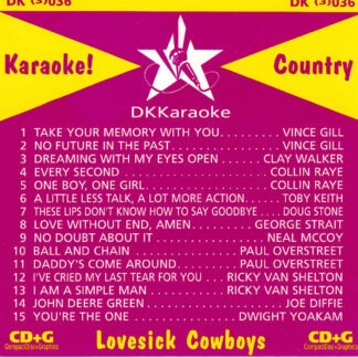 Country Volume 1 - Lovesick Cowboys