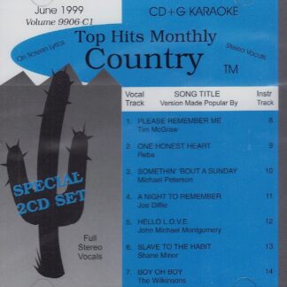 Top Hits Monthly THC9906I - Country June 1999 - Volume 1