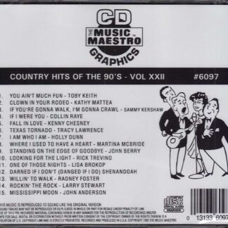 Country Hits of the 90’s Volume XXIII