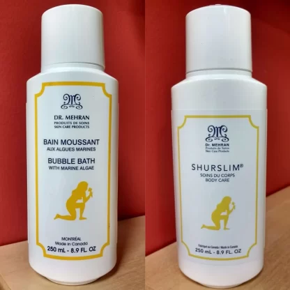 Bain moussant et crème silhouette Shurslim®