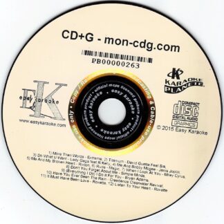 Karaoké Planète PB0263 - CD+G Proburn