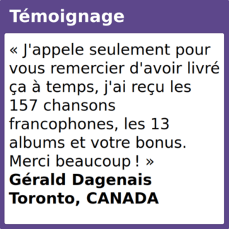 Témoignage livré Toronto bonus