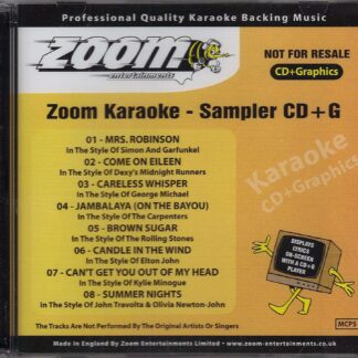 Zoom Karaoke ZMDEM1 - Échantillon GRATUIT en CD+G