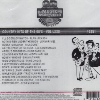Country Hits of the 90’s - Volume LXXII