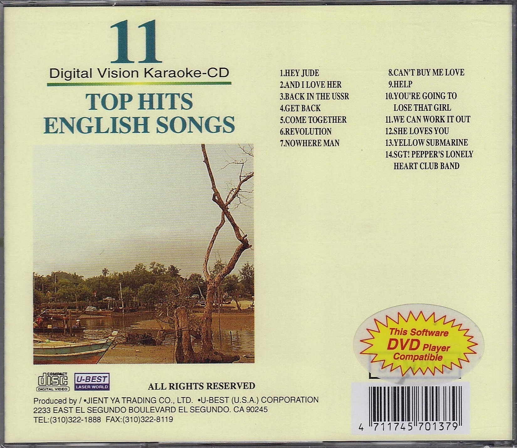 The Beatles - Top Hits English Songs Volume 11 • U-Best ⋆ HEDONYX