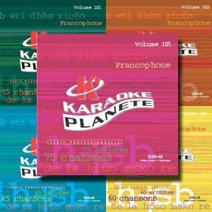 First French Collection of 75 Songs on 5 Albums Kit • Karaoké Planète®