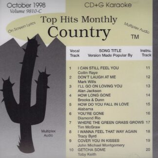 Top Hits Monthly THC9810-USED - Country October 1998 - USED