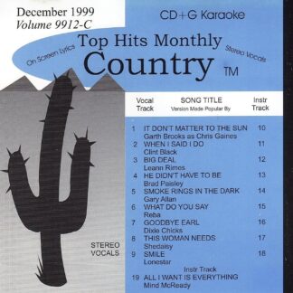 Top Hits Monthly THC9912 - Country December 1999