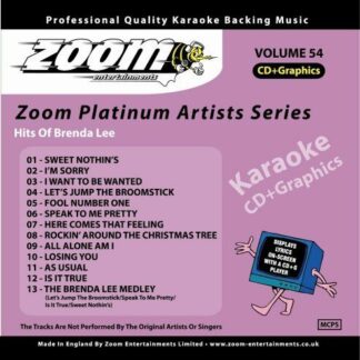 Zoom Karaoke - Hits of Brenda Lee