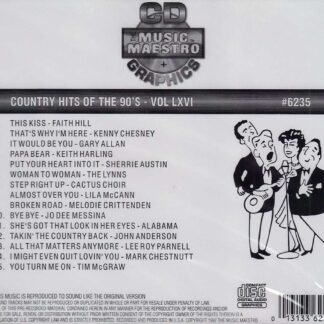Country Hits of the 90’s - Volume LXVI