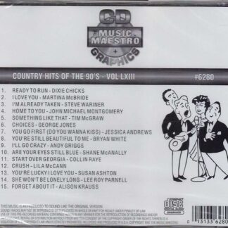 Country Hits of the 90’s - Volume LXIII