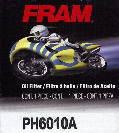 Fram PH6010A Motorcycle Oil Filter