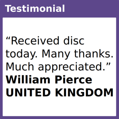 Testimonial Appreciated United Kingdom