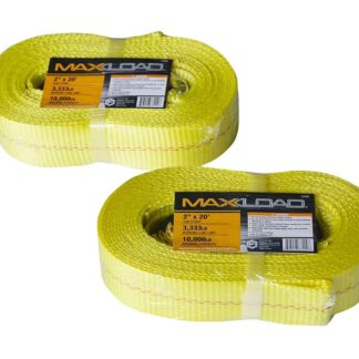 Pack of 2 Tow Straps with Loop Ends